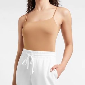 Express Body Contour Double Layer Cami Tan